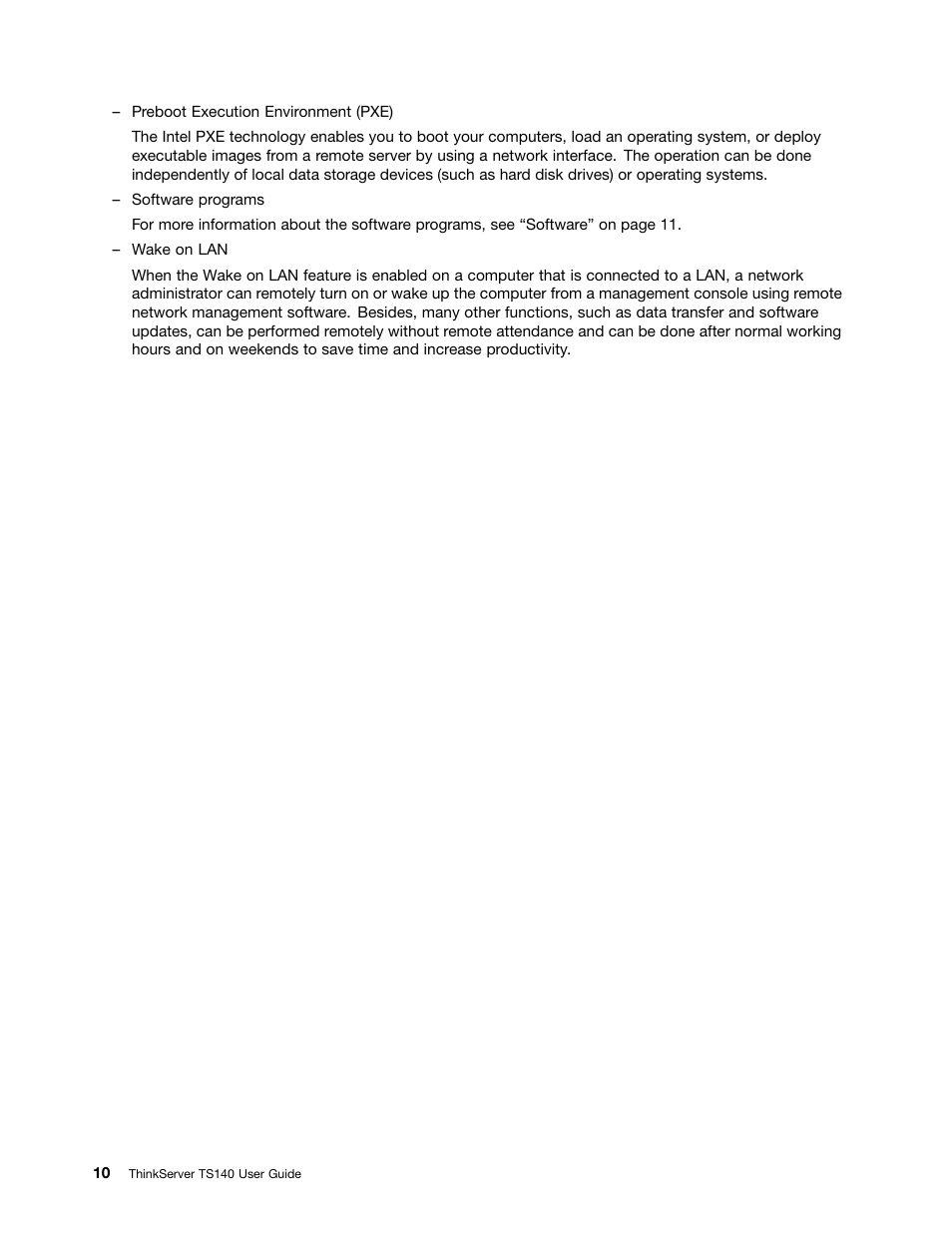 Lenovo ThinkServer TS140 User Manual | Page 22 / 124