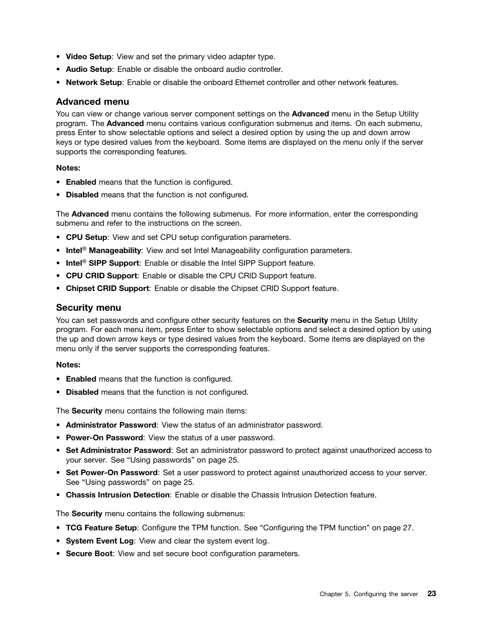 Lenovo ThinkServer TS140 User Manual | Page 35 / 124