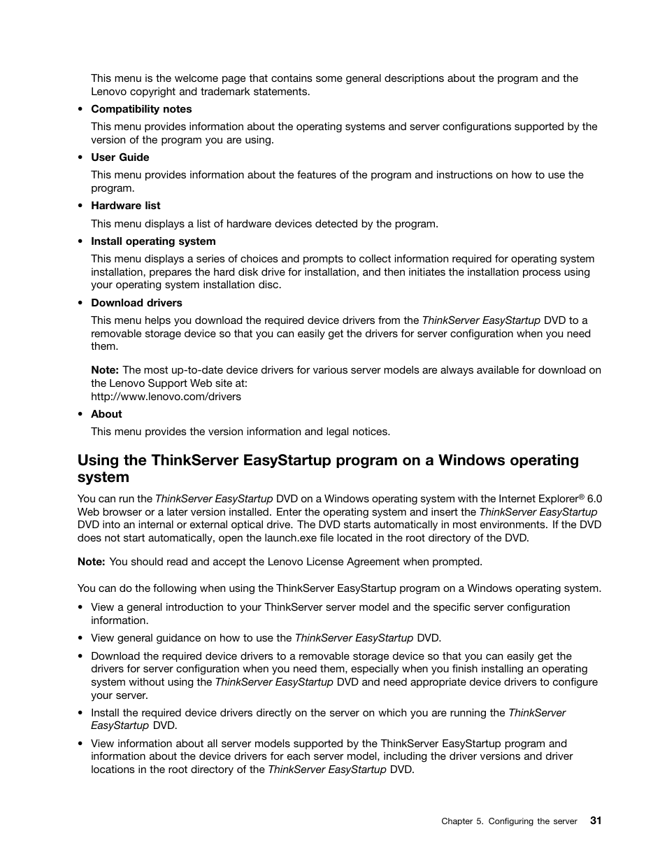 Lenovo ThinkServer TS140 User Manual | Page 43 / 124