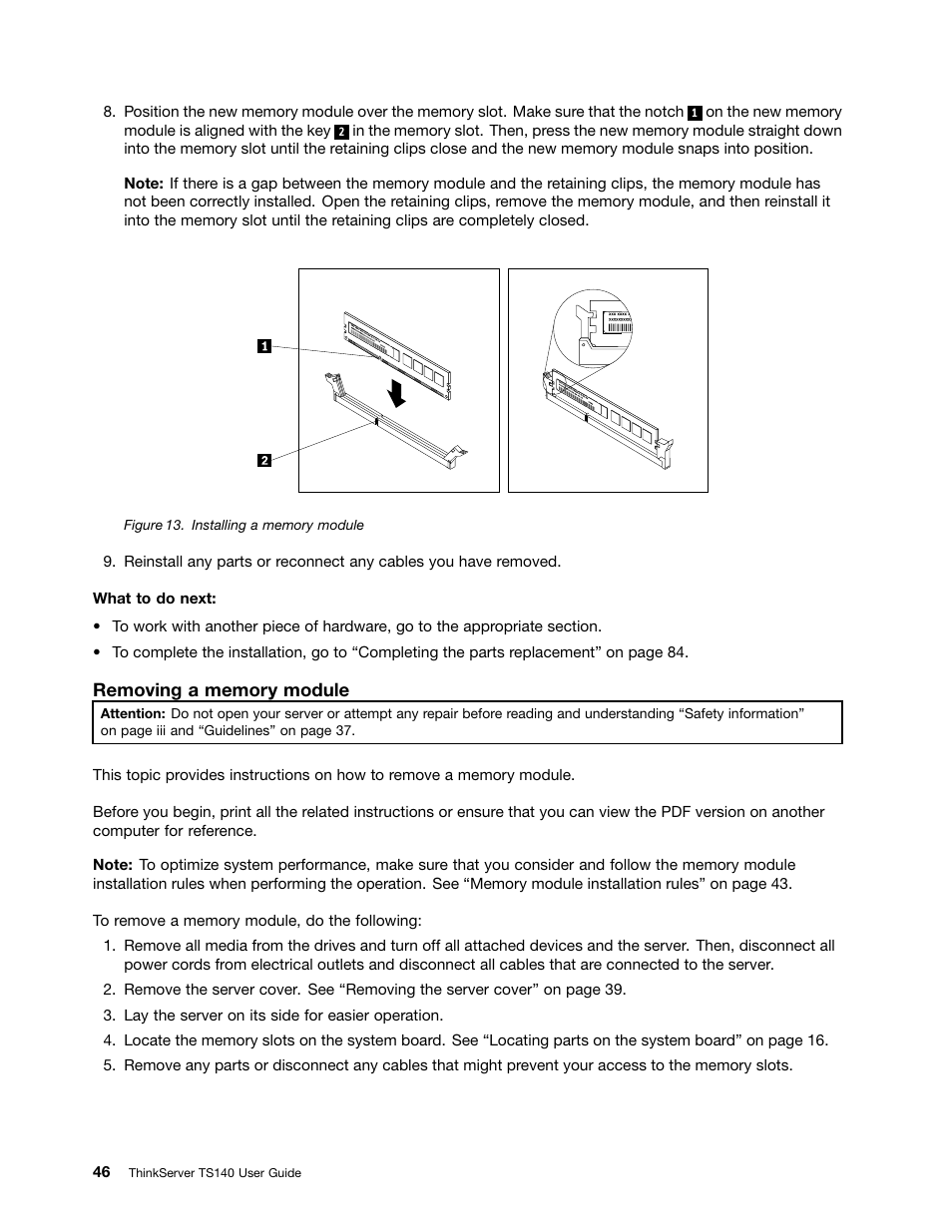 Lenovo ThinkServer TS140 User Manual | Page 58 / 124
