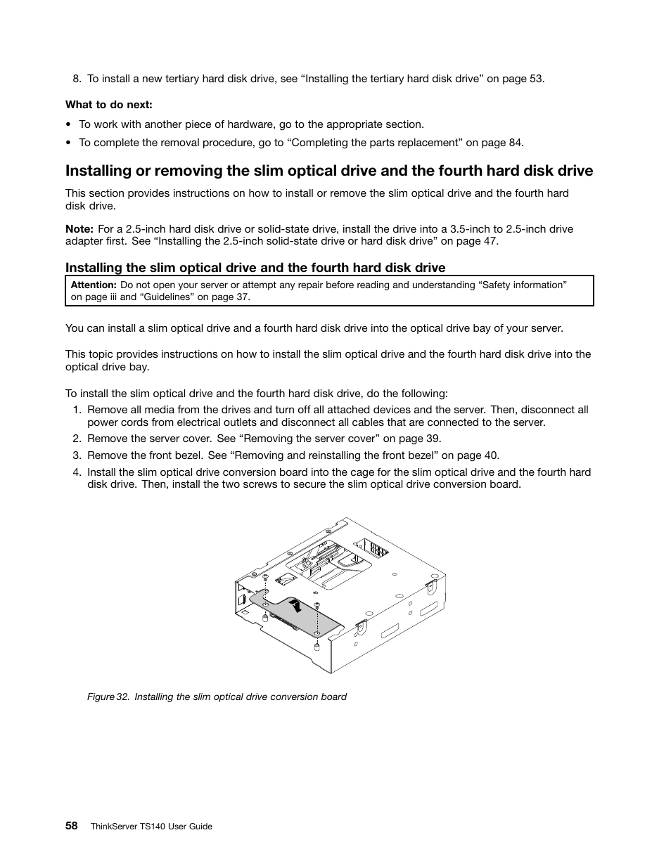 Lenovo ThinkServer TS140 User Manual | Page 70 / 124