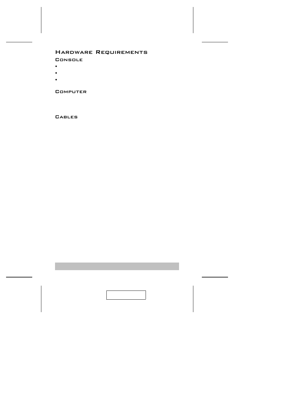 Hardware requirements, Console, Computer | Cables | ATEN ACS-1602 User Manual | Page 5 / 16