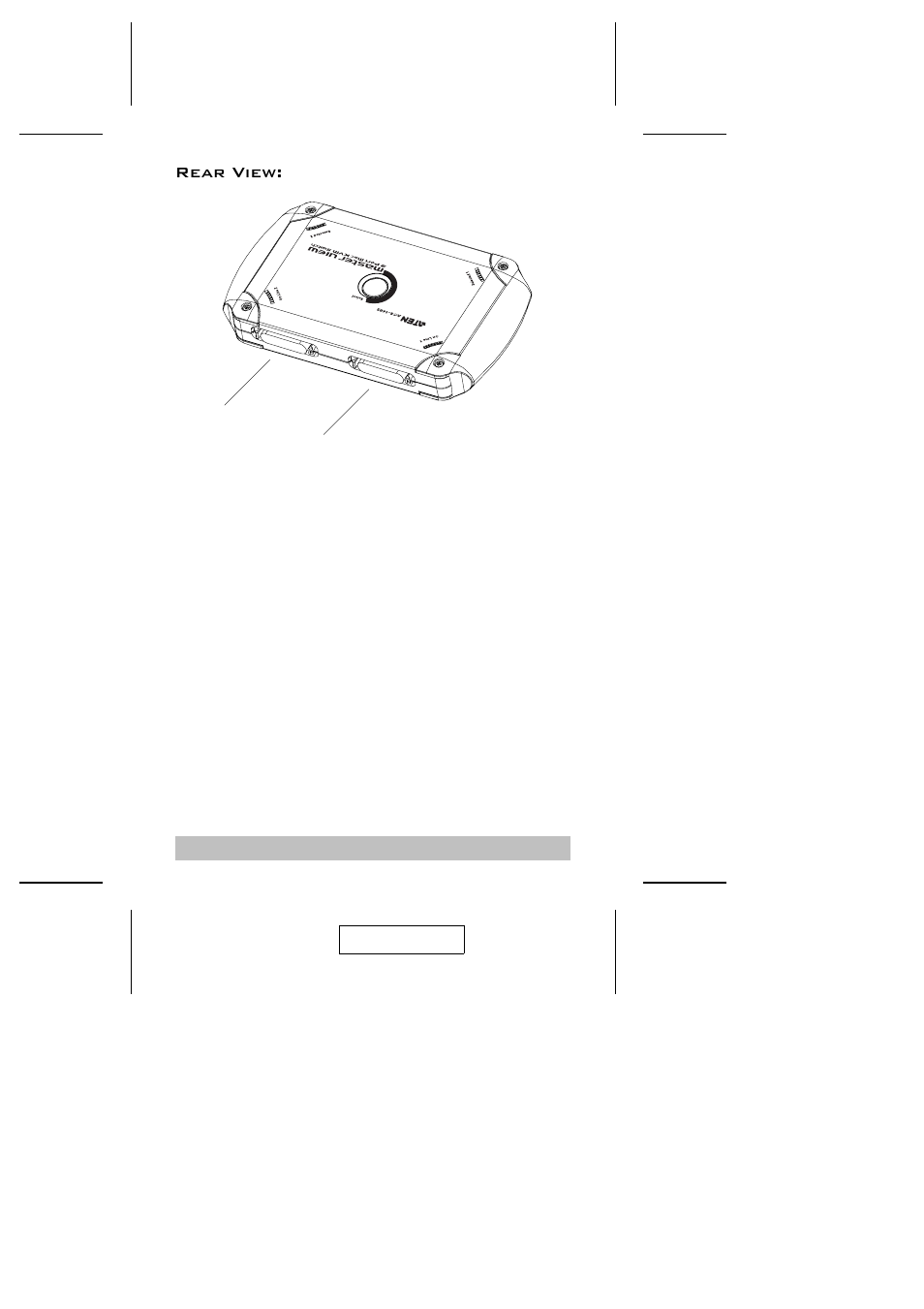 Rear view | ATEN ACS-1602 User Manual | Page 7 / 16