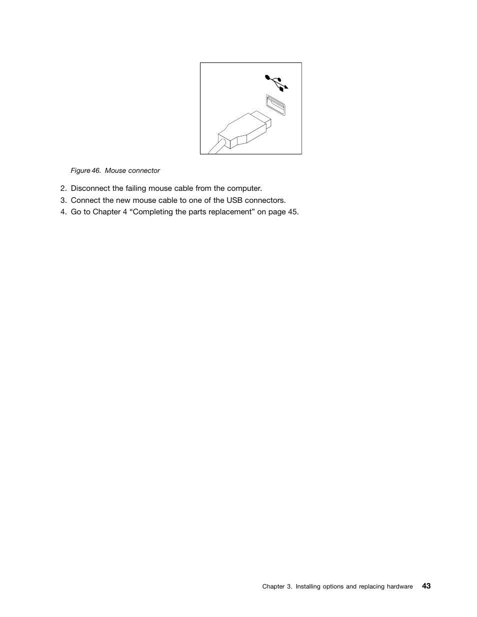 Mouse connector | Lenovo ThinkStation D20 User Manual | Page 49 / 64