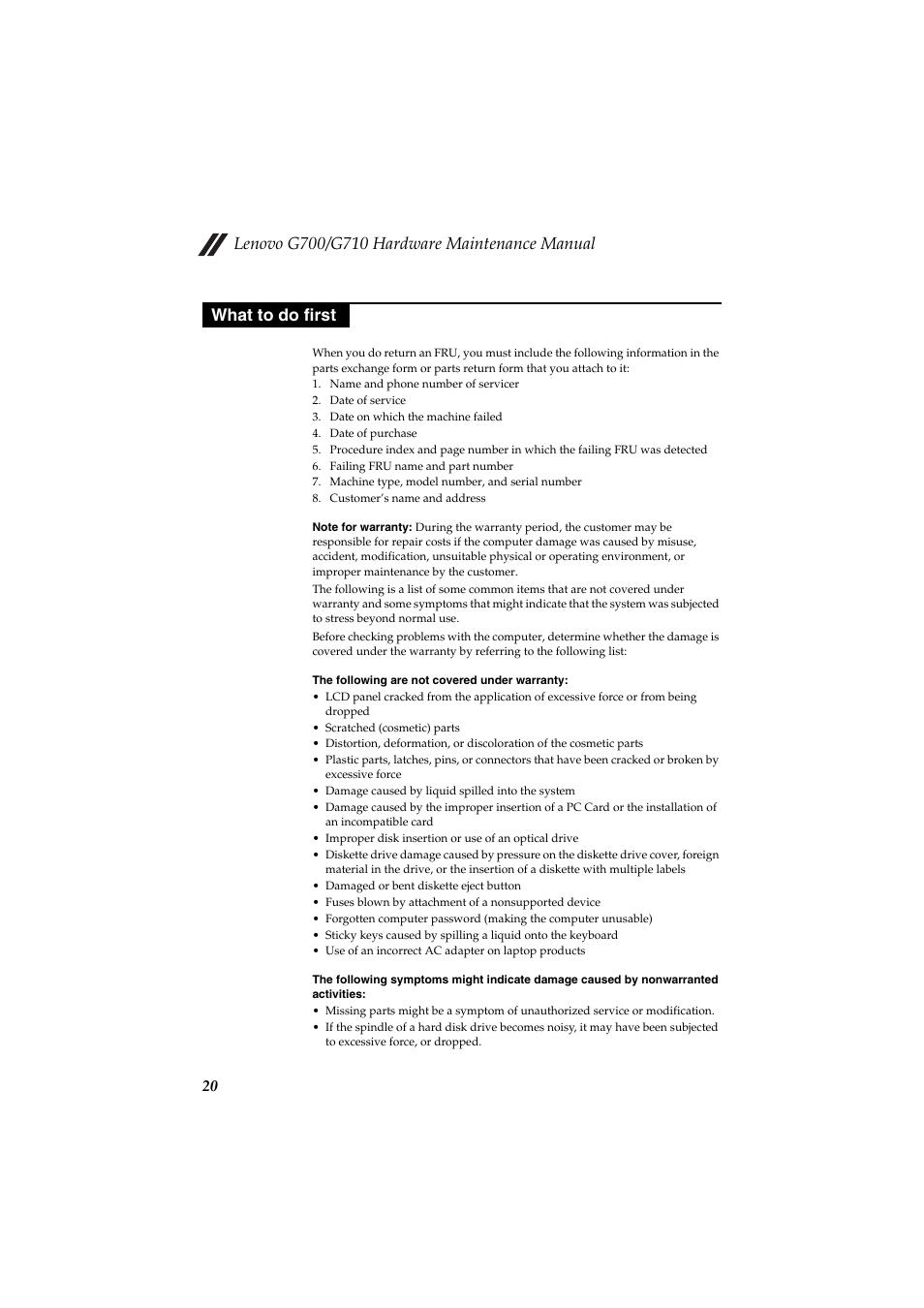 What to do first | Lenovo G710 Notebook User Manual | Page 24 / 88