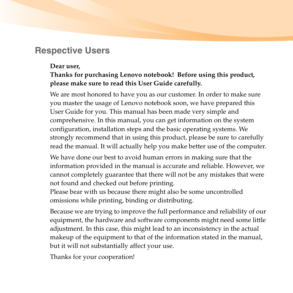 Respective users | Lenovo IdeaPad S10-2 User Manual | Page 4 / 140