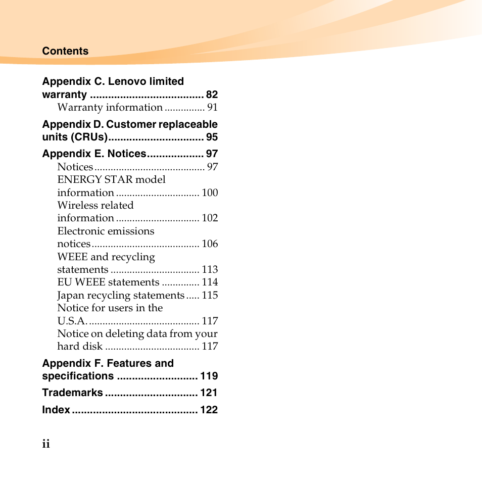 Lenovo IdeaPad S10-2 User Manual | Page 9 / 140