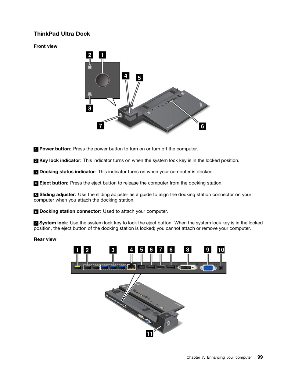 Thinkpad ultra dock | Lenovo ThinkPad T540p User Manual | Page 115 / 186