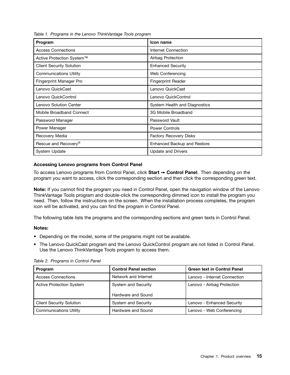 Lenovo ThinkPad T540p User Manual | Page 31 / 186