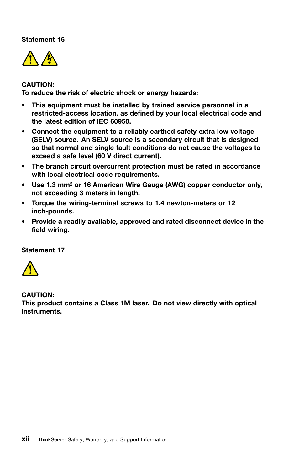 Lenovo ThinkServer TS440 User Manual | Page 14 / 46