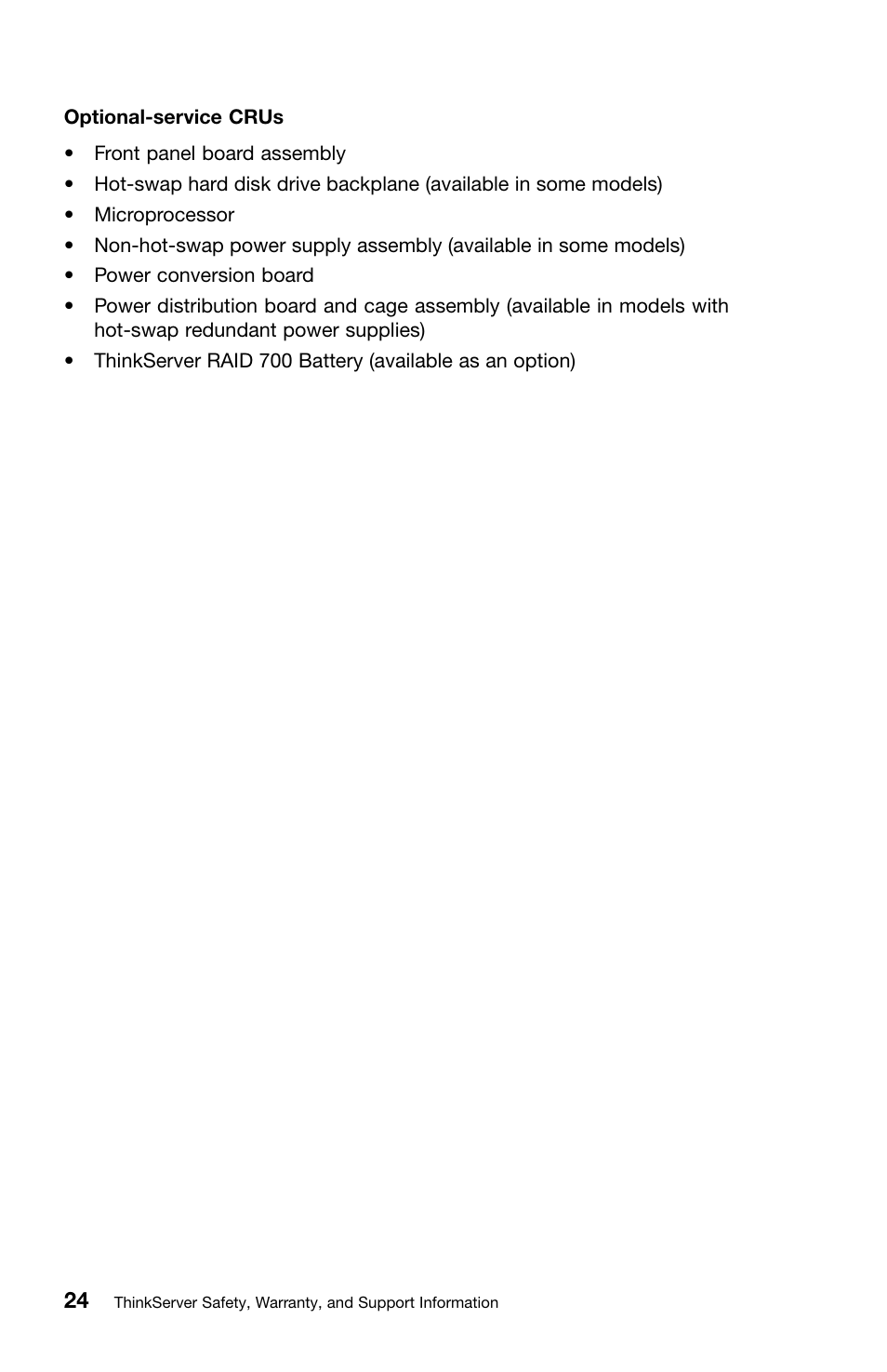 Lenovo ThinkServer TS440 User Manual | Page 40 / 46
