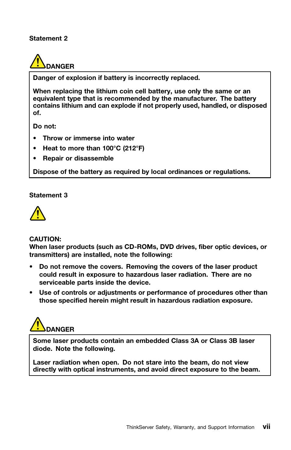 Lenovo ThinkServer TS440 User Manual | Page 9 / 46