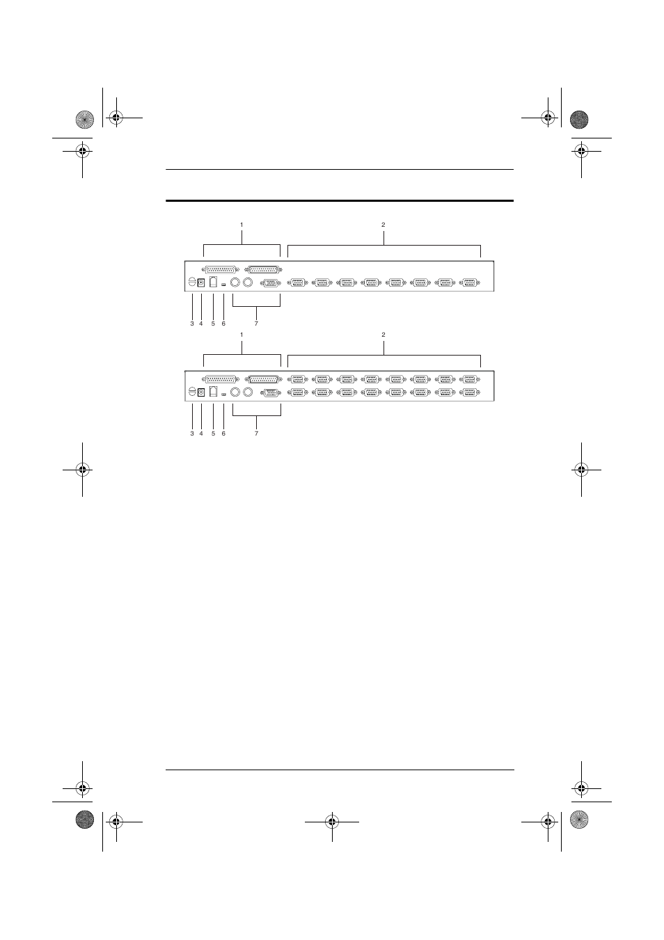 Acs1208 / acs1216 rear view | ATEN ACS1208 User Manual | Page 19 / 60
