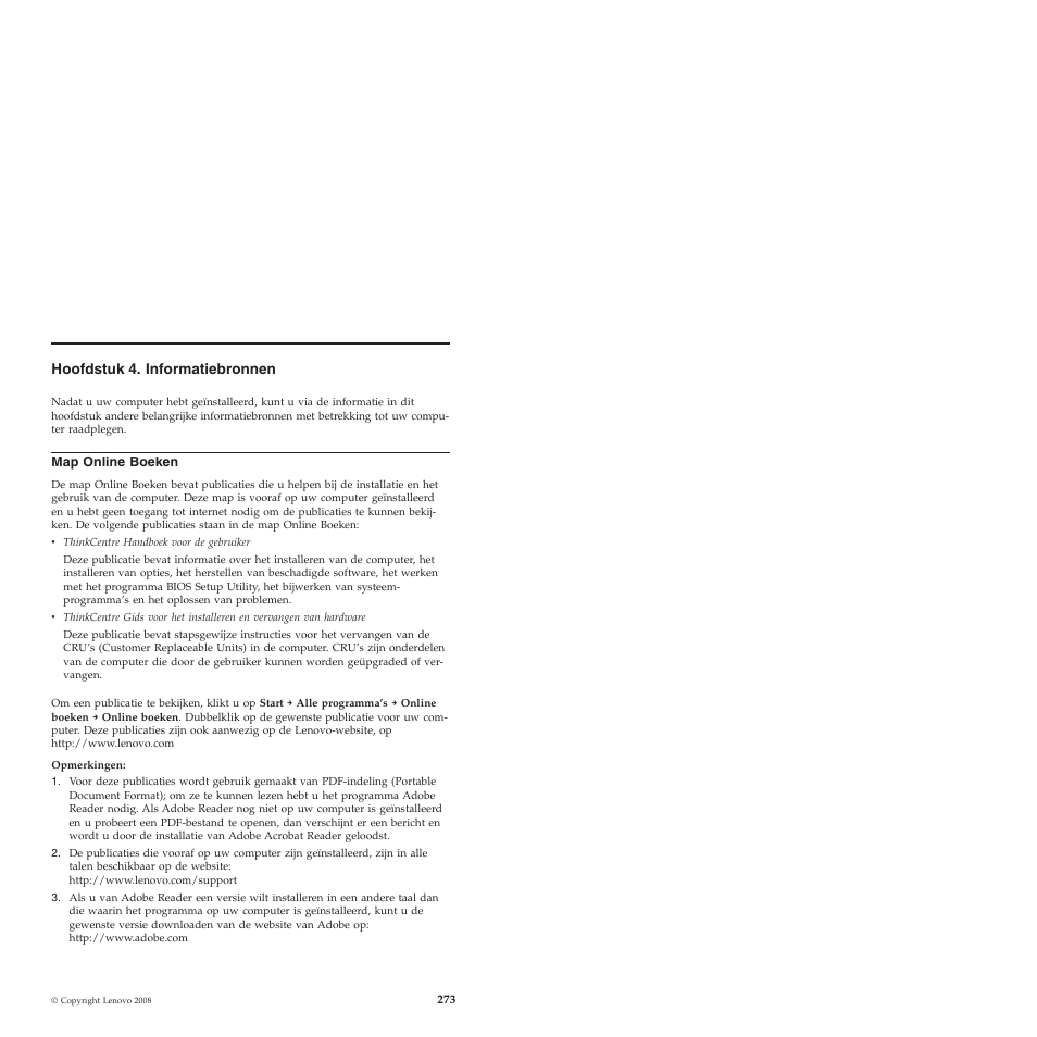 Lenovo ThinkCentre M57e User Manual | Page 277 / 325