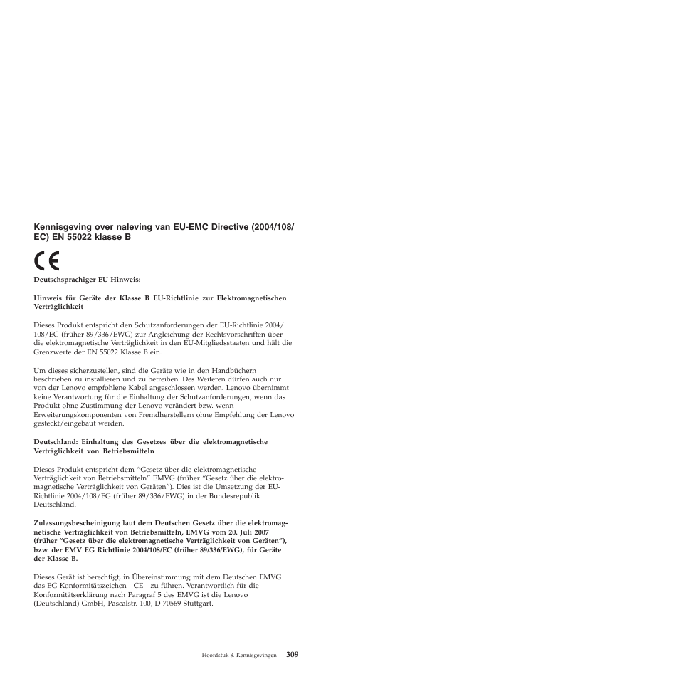 Lenovo ThinkCentre M57e User Manual | Page 313 / 325