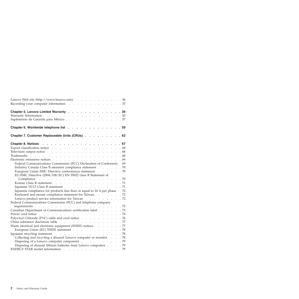 Lenovo ThinkCentre M57e User Manual | Page 6 / 325