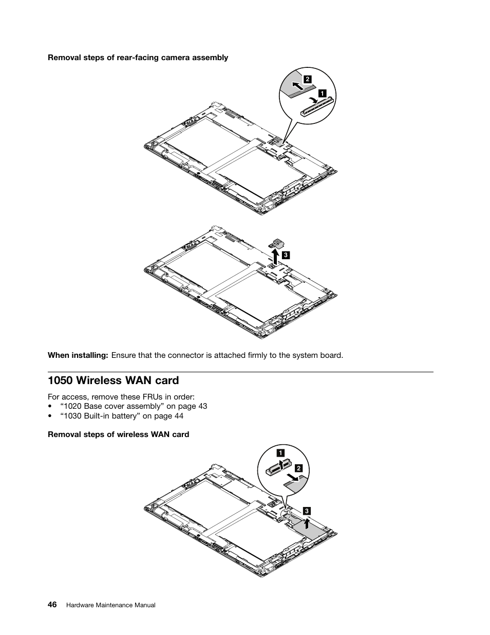 1050 wireless wan card | Lenovo ThinkPad Tablet 2 User Manual | Page 52 / 64