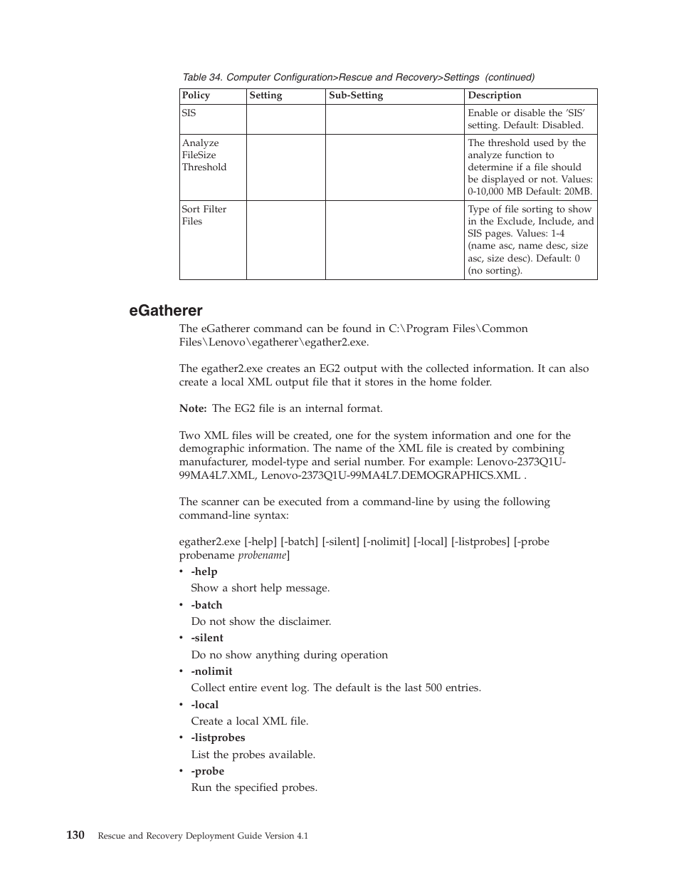Egatherer | Lenovo THINKPAD Z60M User Manual | Page 136 / 156