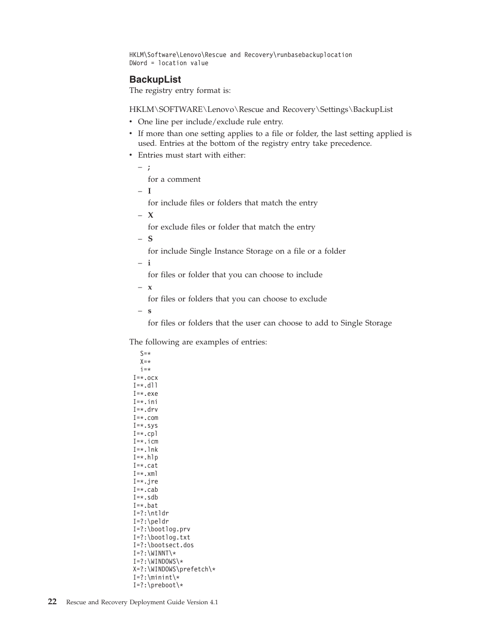 Backuplist | Lenovo THINKPAD Z60M User Manual | Page 28 / 156