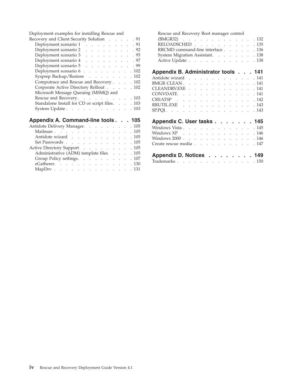 Lenovo THINKPAD Z60M User Manual | Page 4 / 156