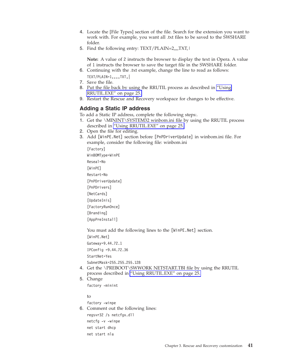 Adding a static ip address, Adding, Static | Address | Lenovo THINKPAD Z60M User Manual | Page 47 / 156