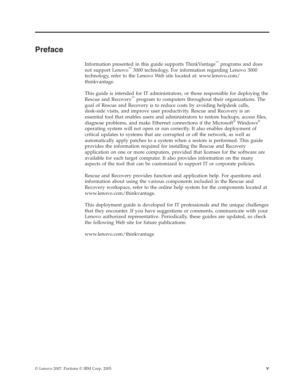 Preface | Lenovo THINKPAD Z60M User Manual | Page 5 / 156