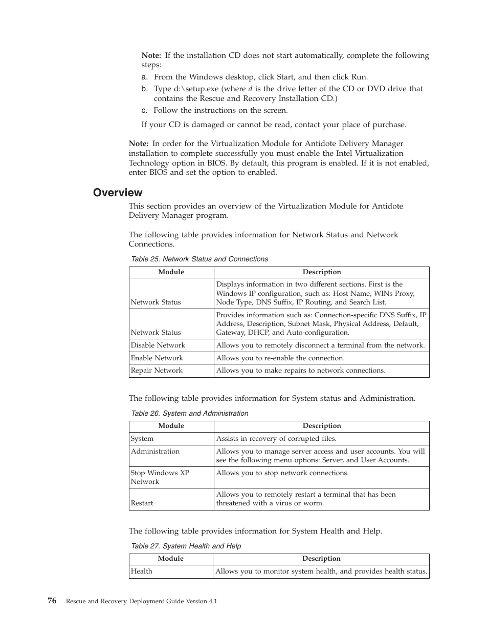 Overview | Lenovo THINKPAD Z60M User Manual | Page 82 / 156