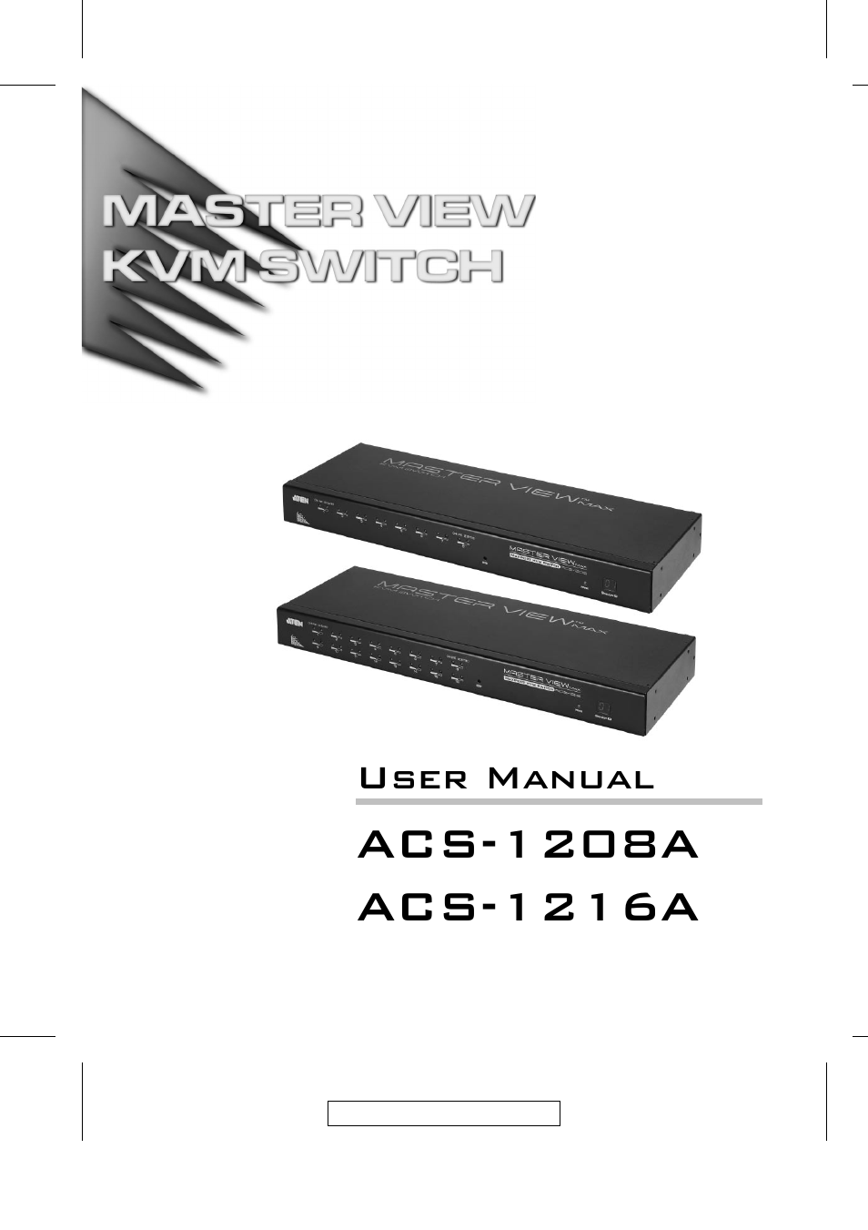 ATEN ACS-1208A User Manual | 64 pages