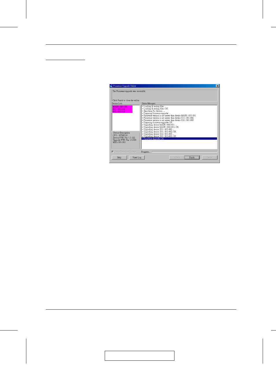 Upgrade succeeded | ATEN ACS-1208A User Manual | Page 54 / 64