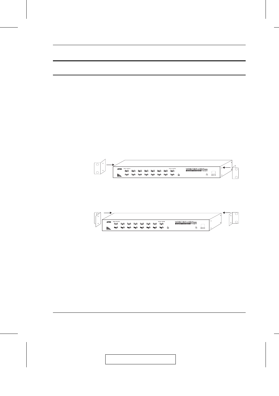 Rack mounting | ATEN ACS-1208A User Manual | Page 61 / 64