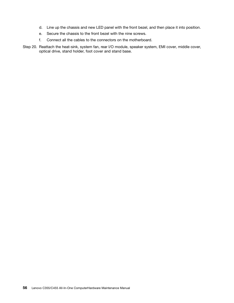 Lenovo C355 All-in-One User Manual | Page 62 / 83