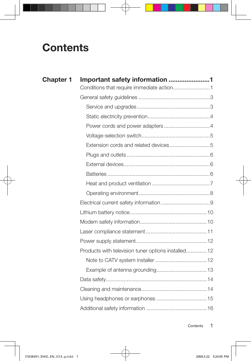 Lenovo IdeaCentre Q700 User Manual | Page 4 / 39