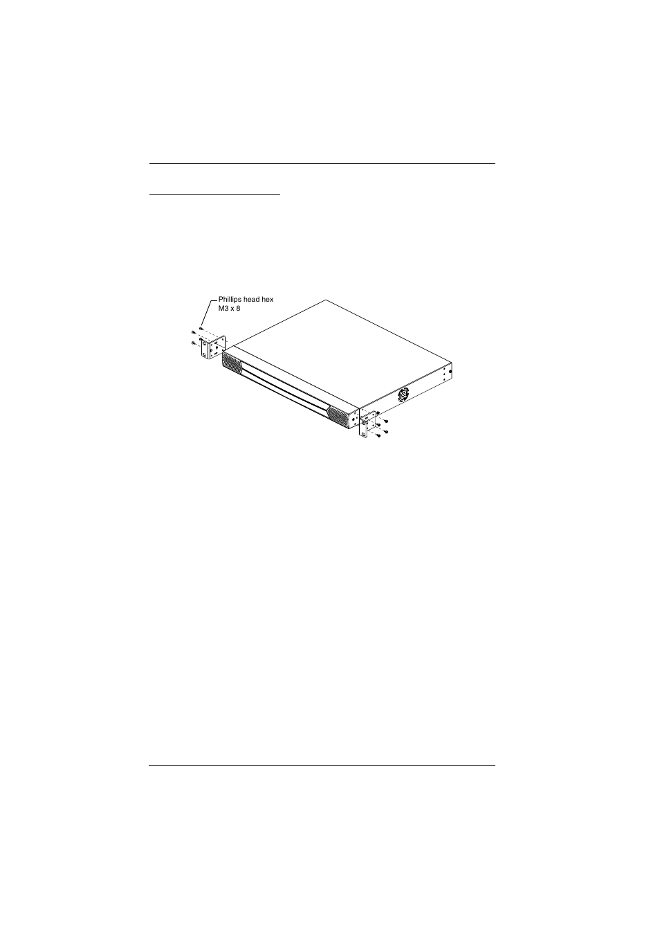 Rack mounting-front, Rack mounting—front | ATEN ATEN Matrix KVM KM0832 User Manual | Page 26 / 167