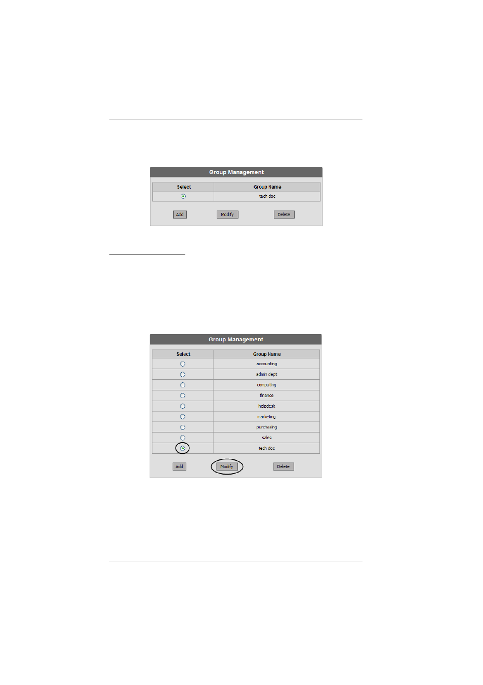 Modifying groups | ATEN ATEN Matrix KVM KM0832 User Manual | Page 64 / 167