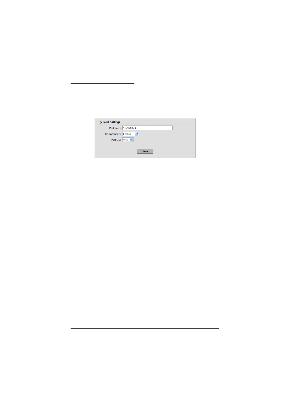 Configuring port settings | ATEN ATEN Matrix KVM KM0832 User Manual | Page 83 / 167