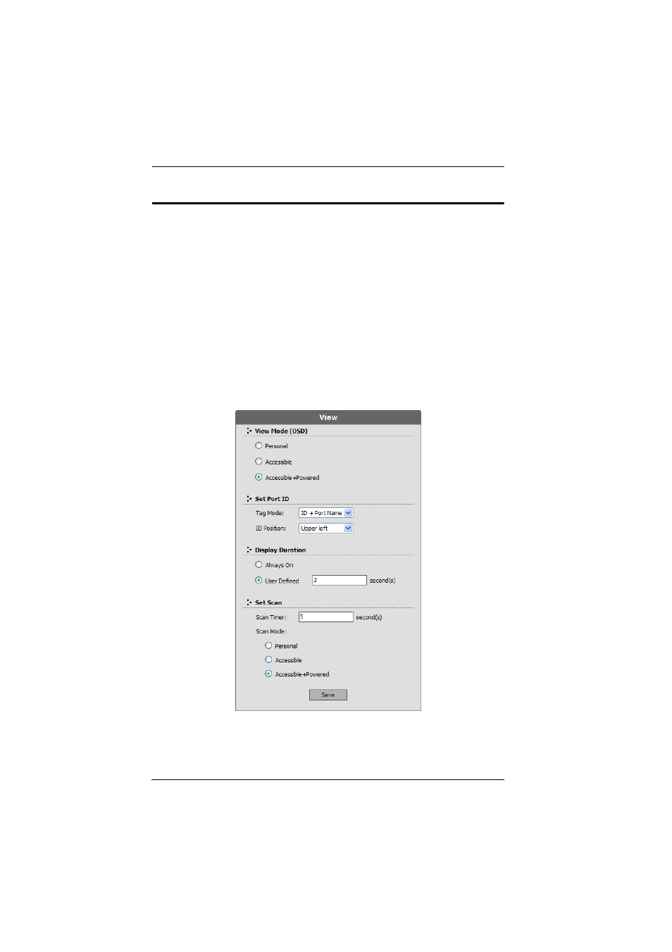 Setting the osd view | ATEN ATEN Matrix KVM KM0832 User Manual | Page 86 / 167