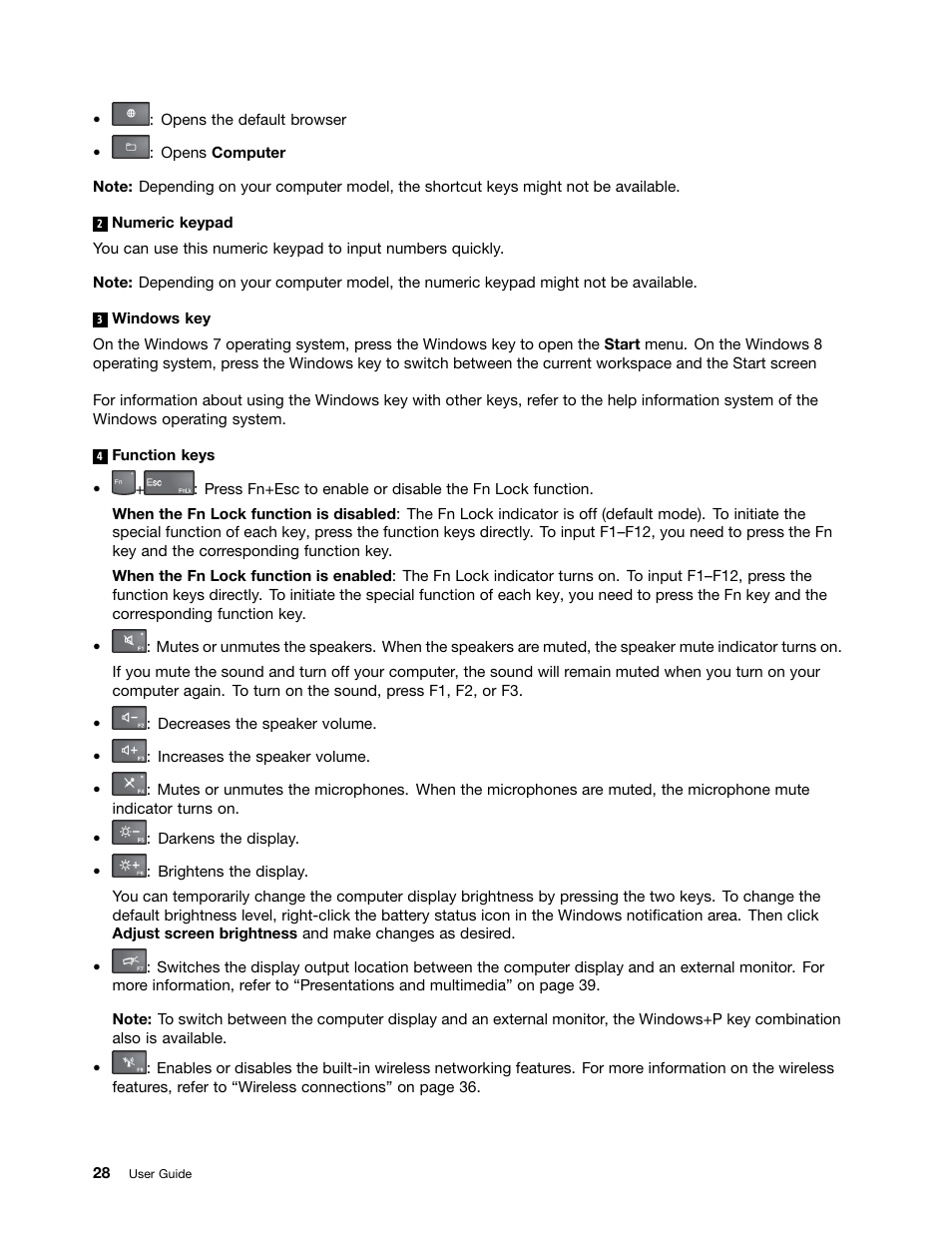 Lenovo ThinkPad Edge E531 User Manual | Page 44 / 182