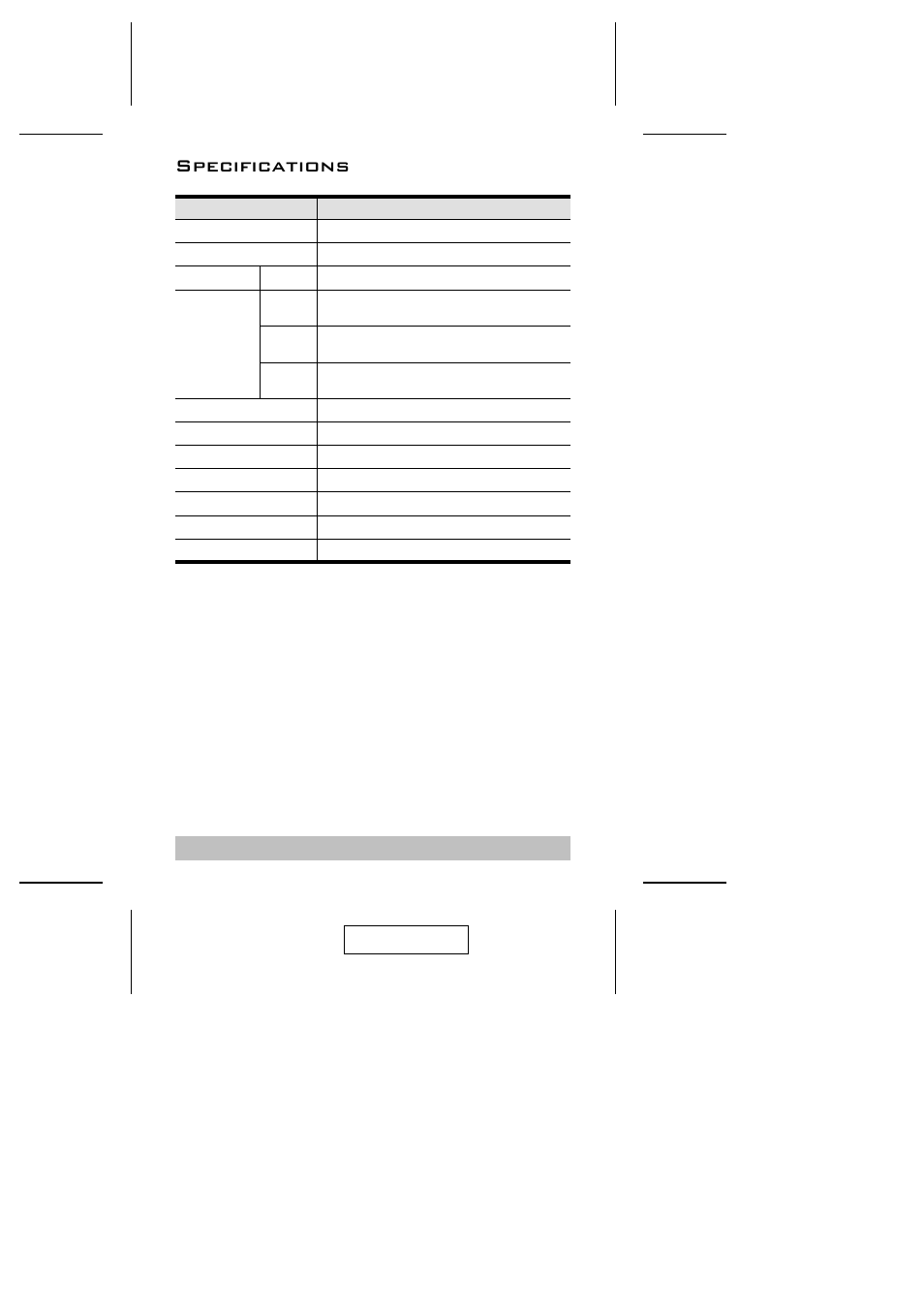 Specifications | ATEN ATEN MasterView KVM CS-62 User Manual | Page 11 / 16