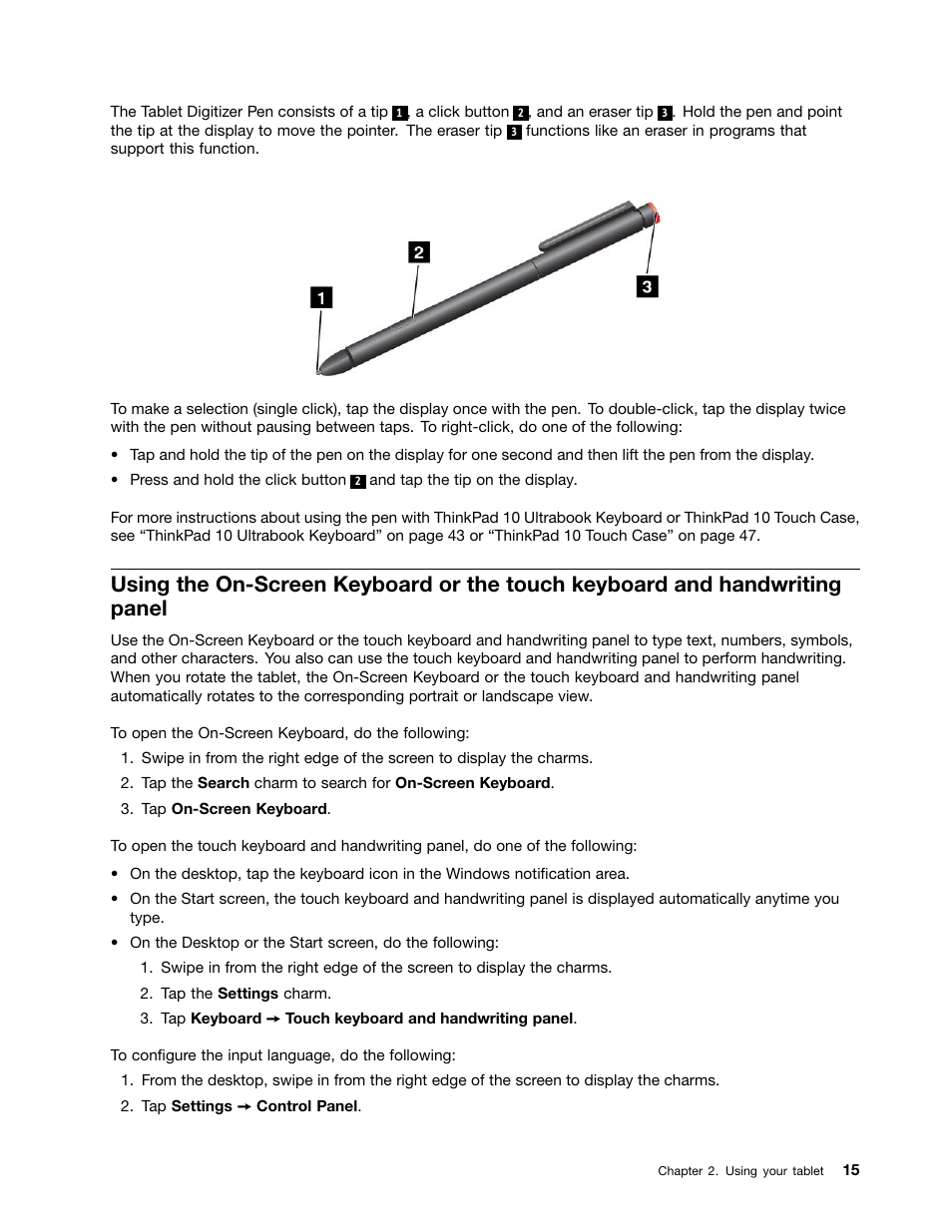 Lenovo ThinkPad 10 User Manual | Page 23 / 102
