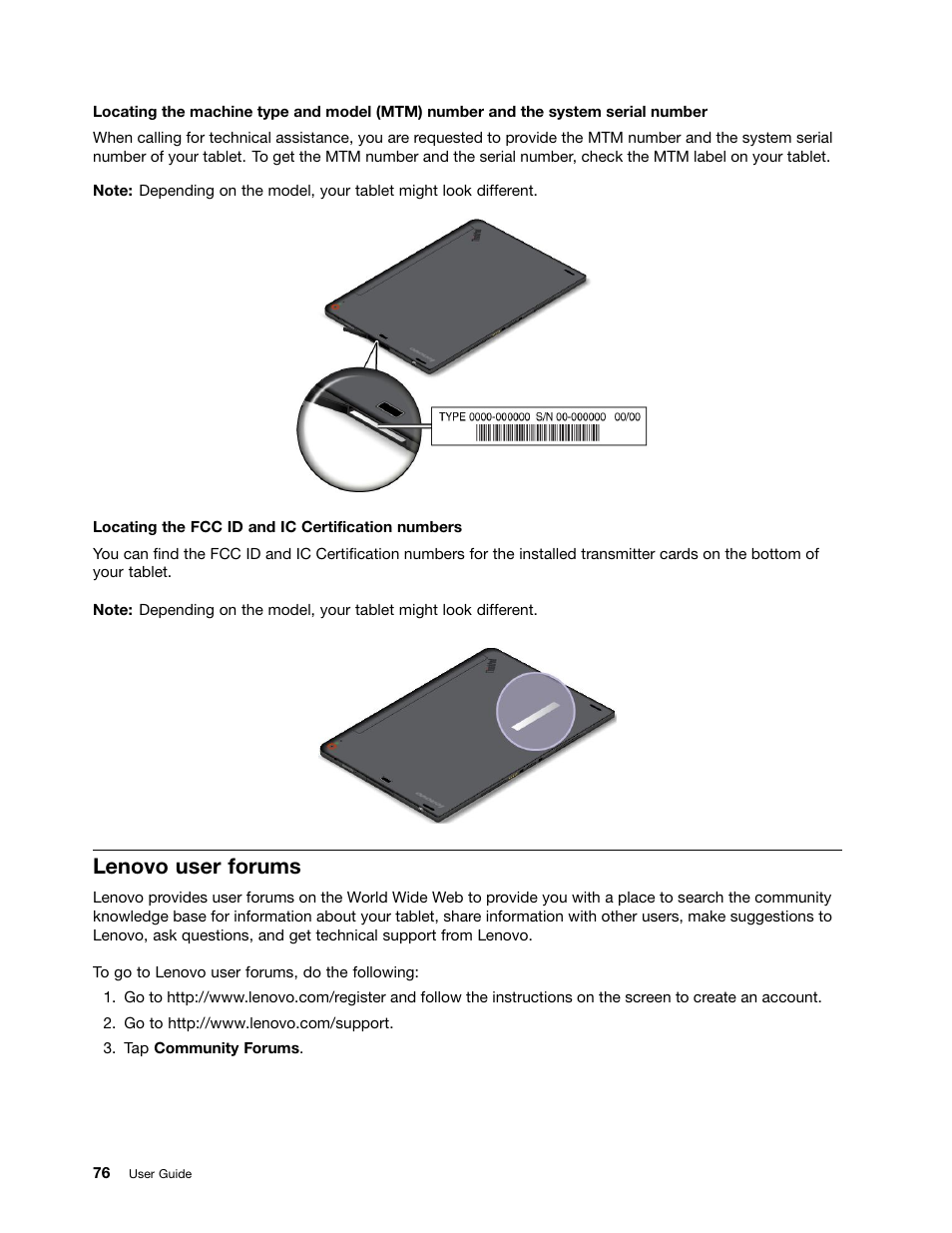 Lenovo user forums | Lenovo ThinkPad 10 User Manual | Page 84 / 102