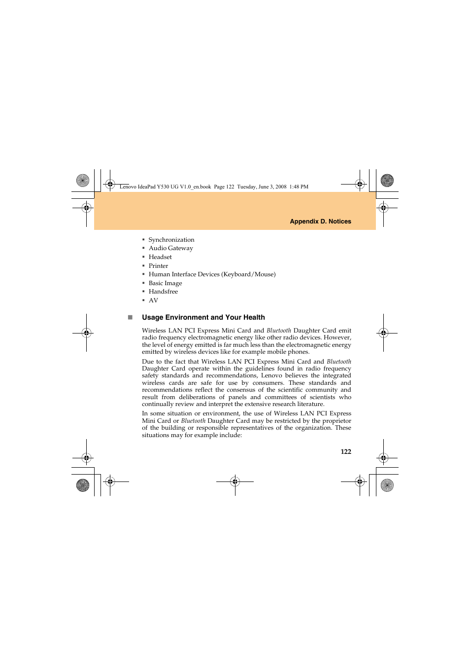 Lenovo IdeaPad Y530 User Manual | Page 131 / 152