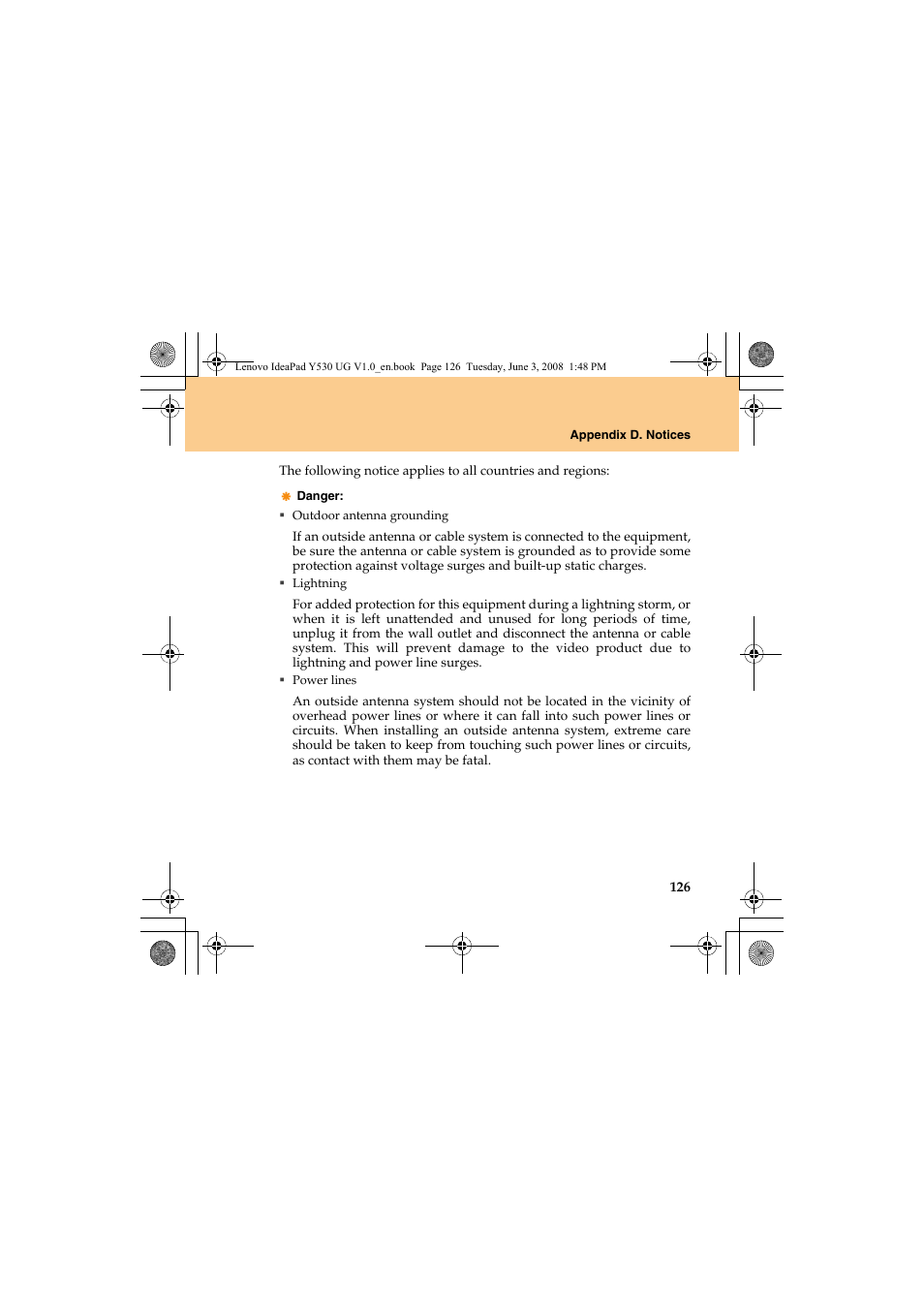 Lenovo IdeaPad Y530 User Manual | Page 135 / 152