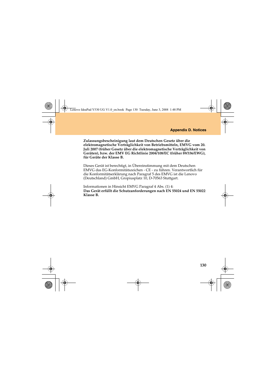 Lenovo IdeaPad Y530 User Manual | Page 139 / 152