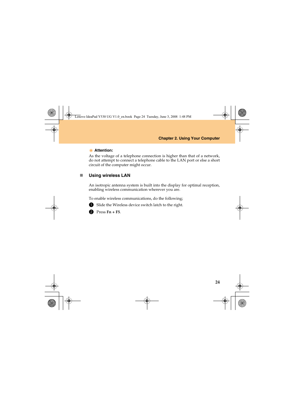 Lenovo IdeaPad Y530 User Manual | Page 33 / 152