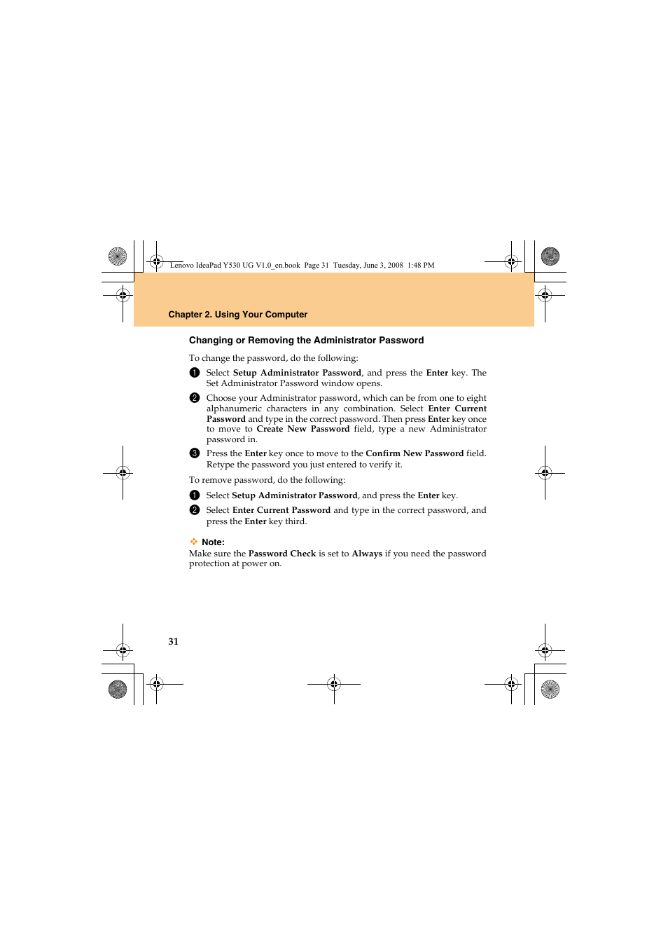 Lenovo IdeaPad Y530 User Manual | Page 40 / 152