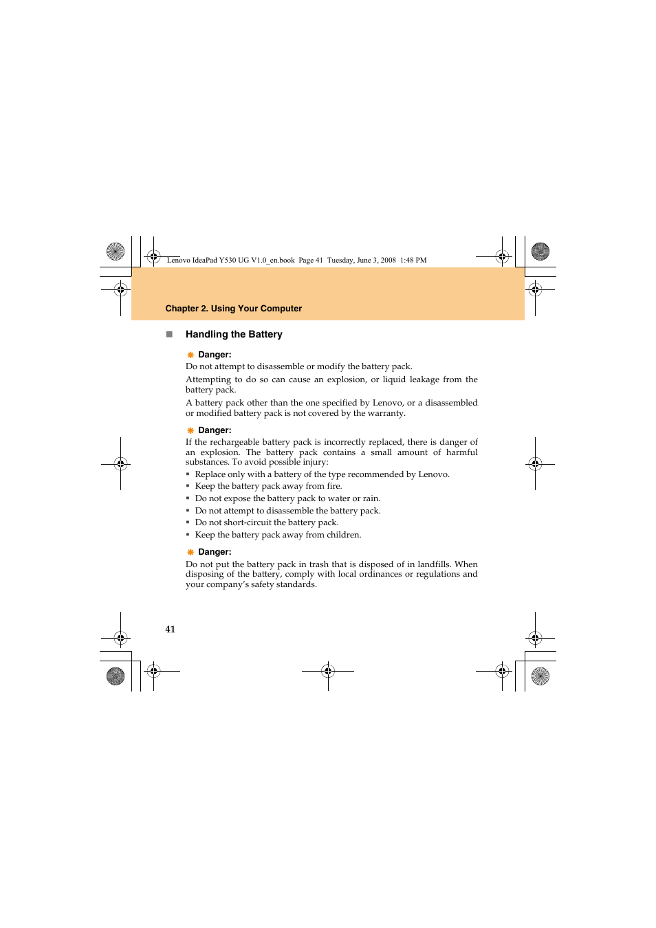 Lenovo IdeaPad Y530 User Manual | Page 50 / 152