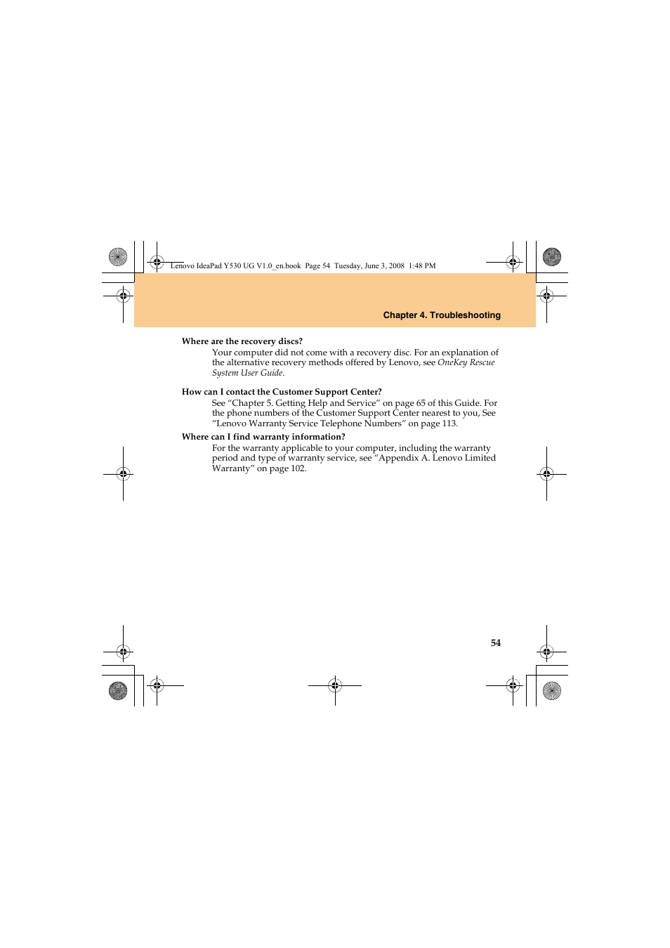 Lenovo IdeaPad Y530 User Manual | Page 63 / 152