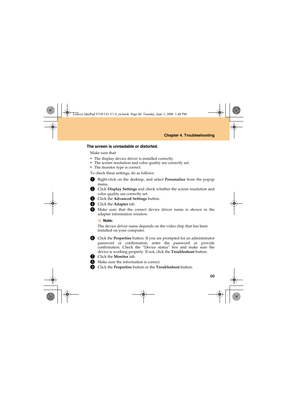 Lenovo IdeaPad Y530 User Manual | Page 69 / 152