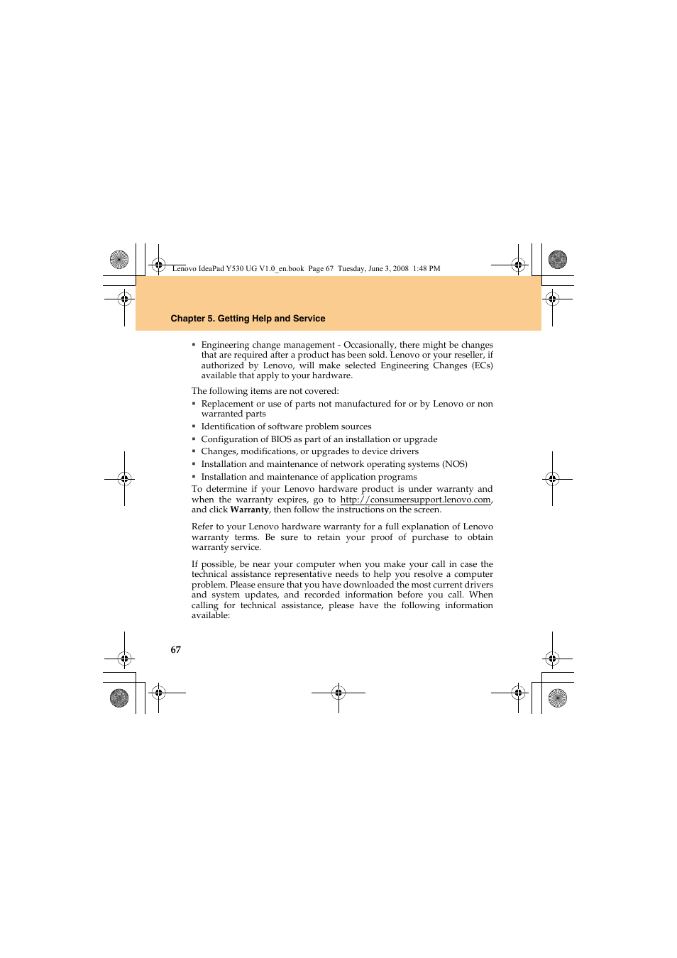 Lenovo IdeaPad Y530 User Manual | Page 76 / 152