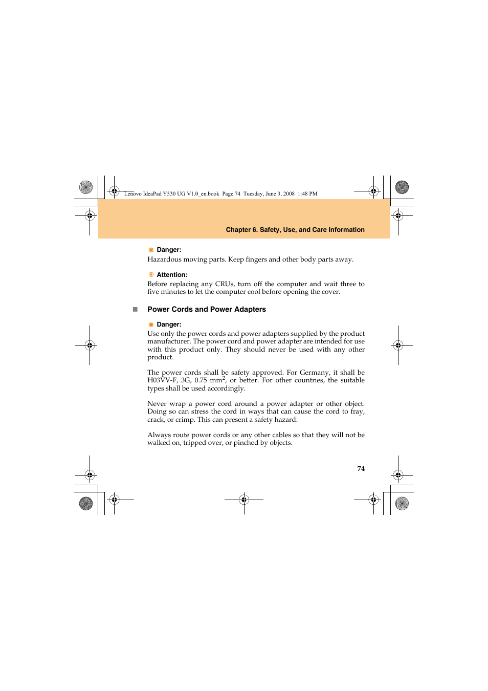 Lenovo IdeaPad Y530 User Manual | Page 83 / 152